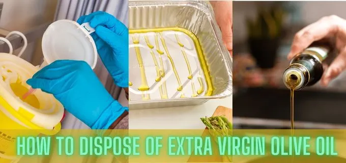 how to dispose of extra virgin olive oil